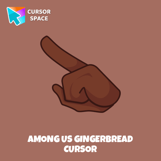 Among Us Gingerbread cursor